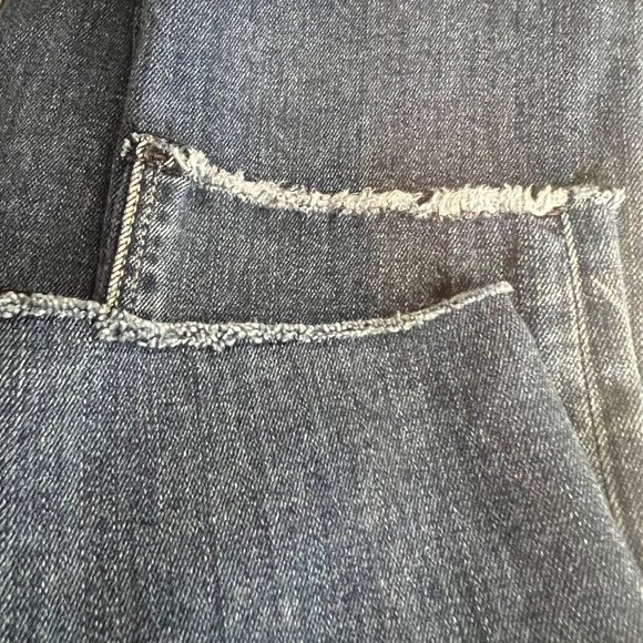 Hudson‎ Jeans Colette Mid Rise Raw Hem Cropped Skinny Ankle Pants Size 26 - Picture 8 of 8